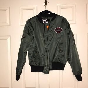 - Super cute bomber jacket!